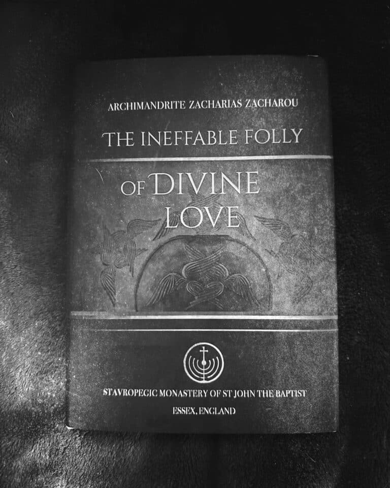 The Ineffable Folly of Divine Love book cover by Archimandrite Zacharias Zacharou