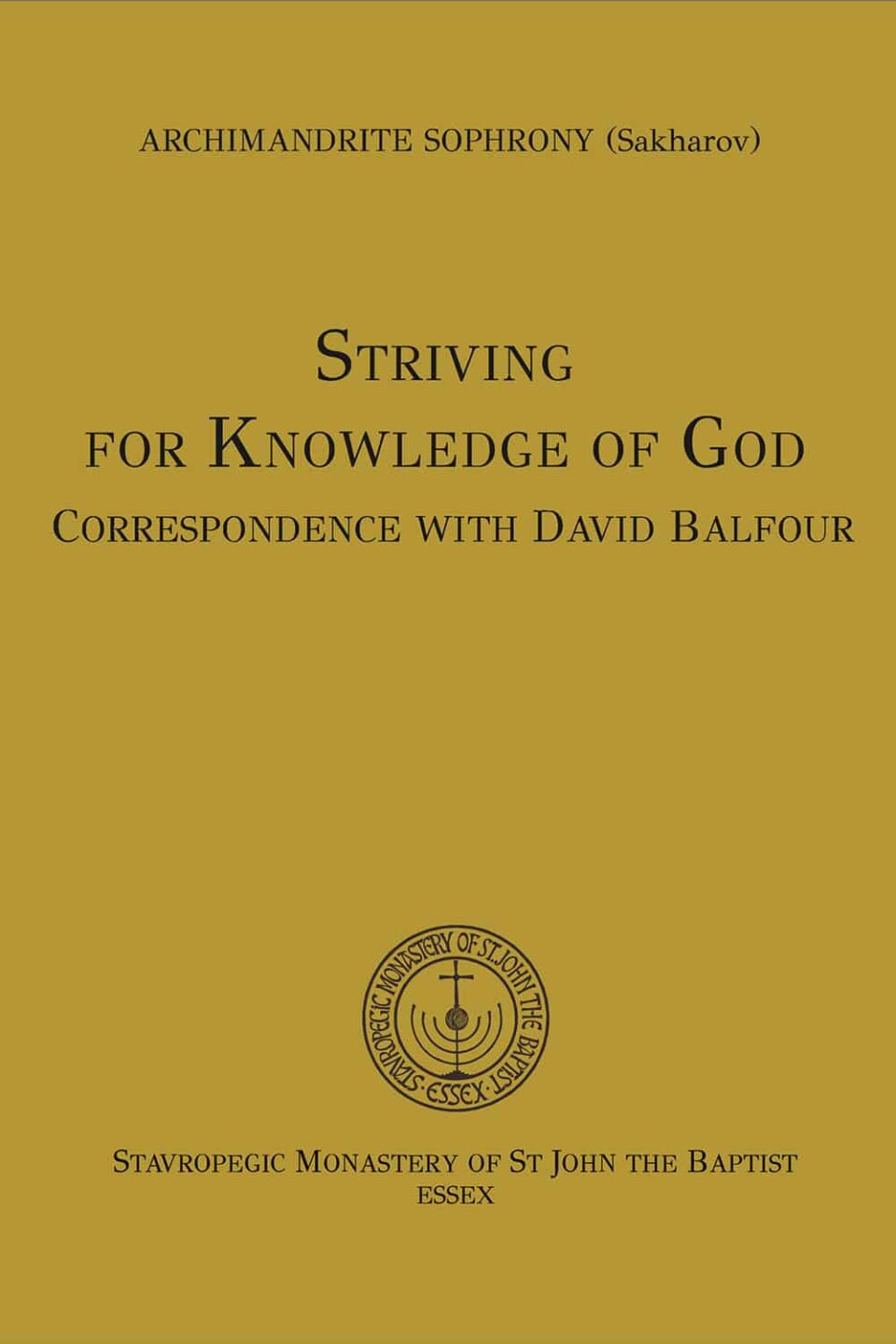 Striving for Knowledge of God