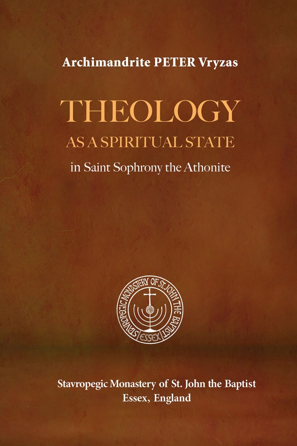 Booklet cover: Theology as a Spiritual State by Archimandrite Peter Vryzas