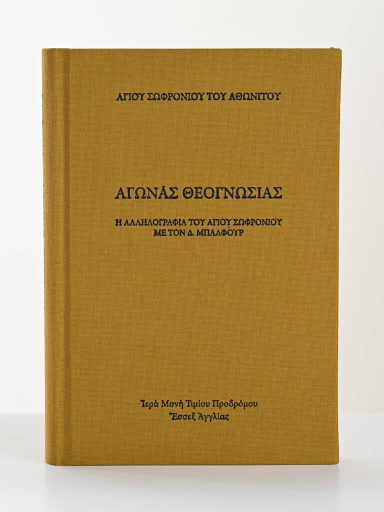 Agios Sofronios Theognosis Book Cover gallery image