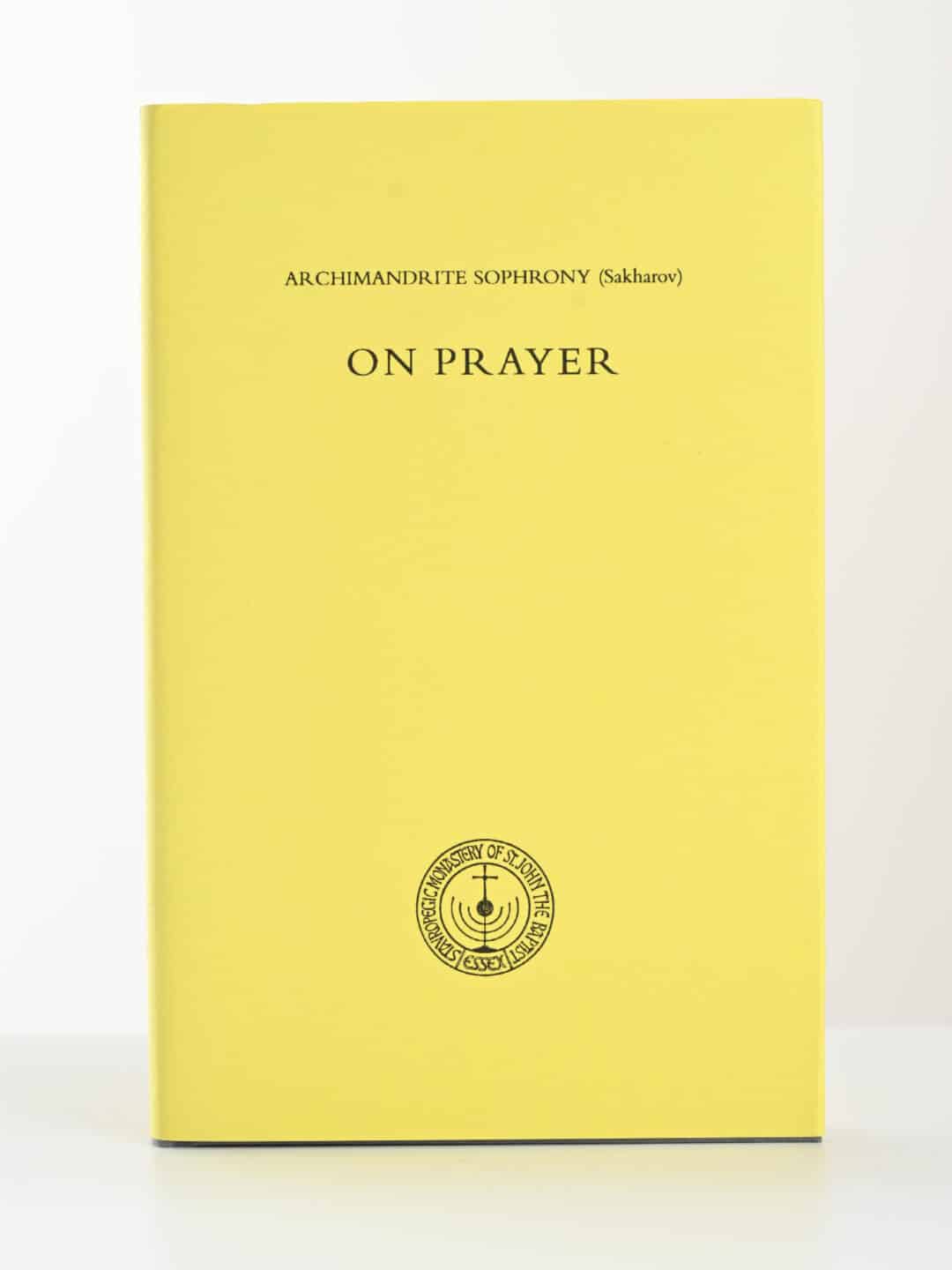 Archimandrite Sophrony's book "On Prayer" with monastery seal