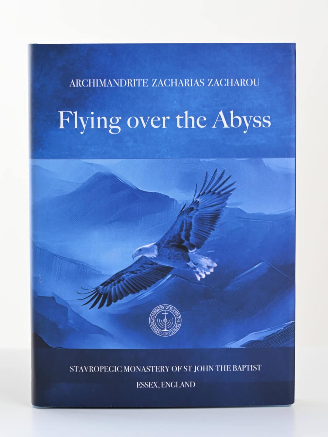 Book cover: "Flying over the Abyss" by Archimandrite Zacharias Zacharou