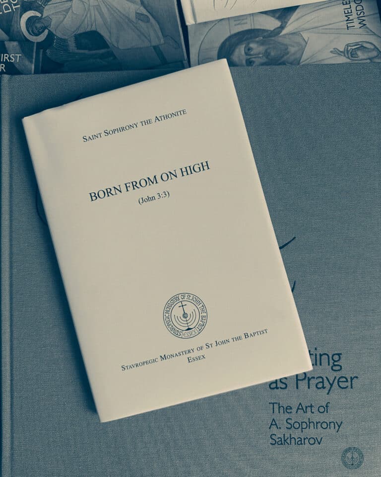 Book cover: "Born From On High" by Saint Sophrony the Athonite