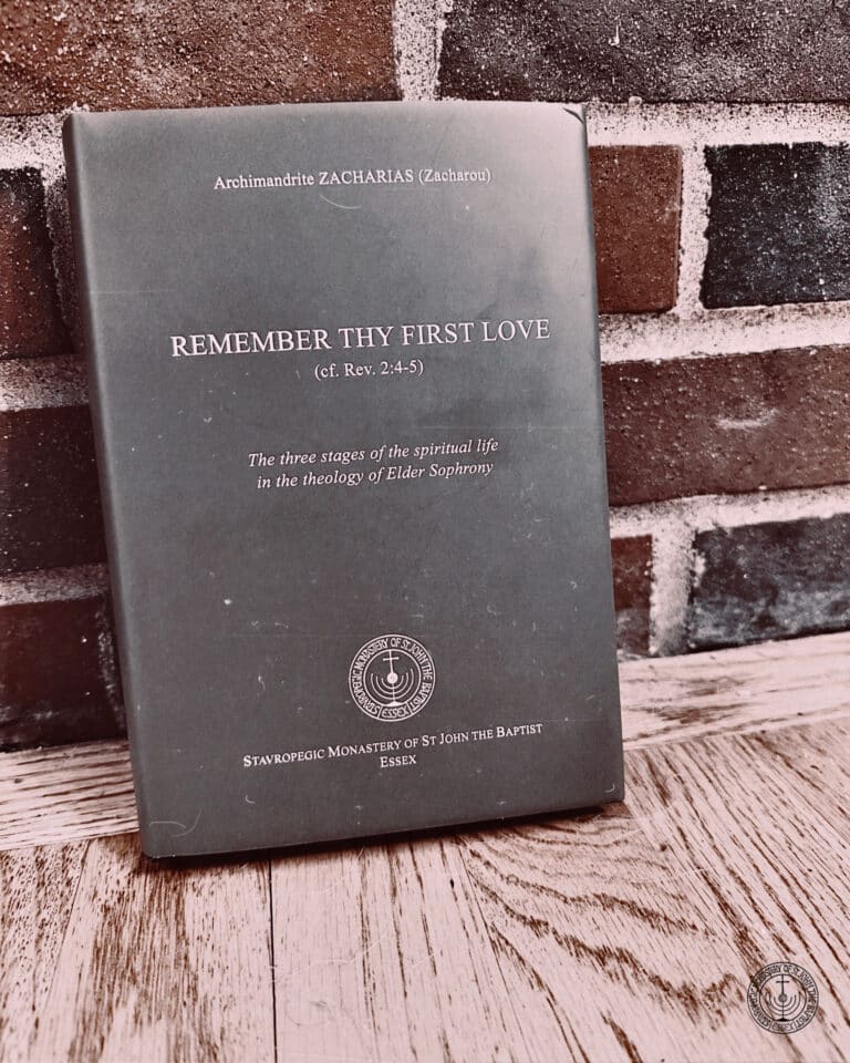 Book cover: Remember Thy First Love by Archimandrite Zacharias