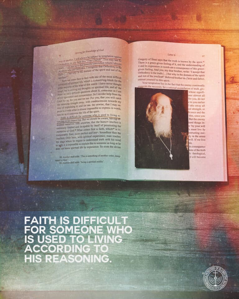 Quote on faith, reason, and the intellect from a book page.