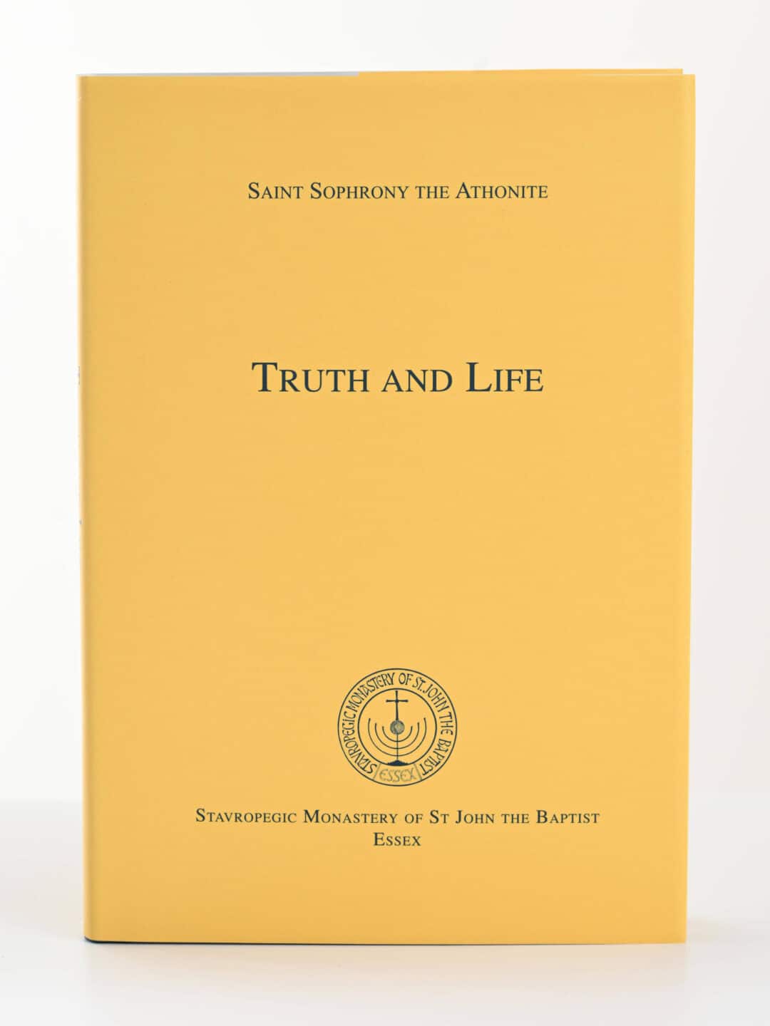 Cover of "Truth and Life" by Saint Sophrony the Athonite, published by St John the Baptist Monastery