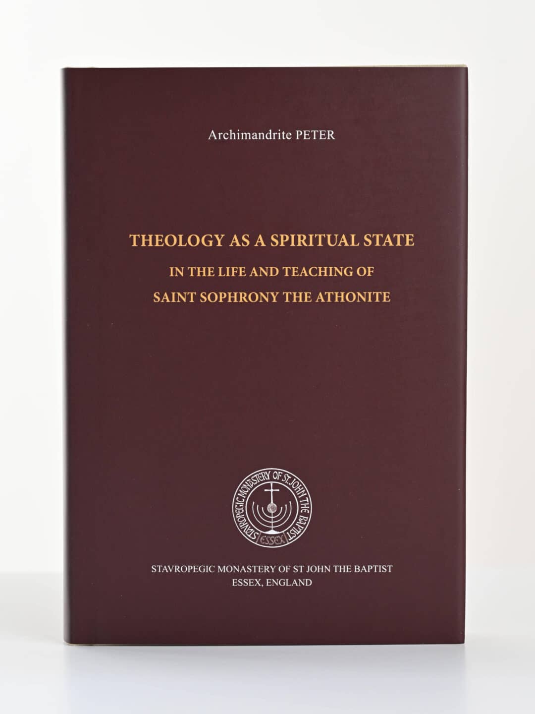 Book cover: Theology as a Spiritual State by Archimandrite Peter